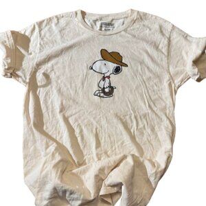 Peanuts Snoopy Rodeo Cowboy Tee Shirt
